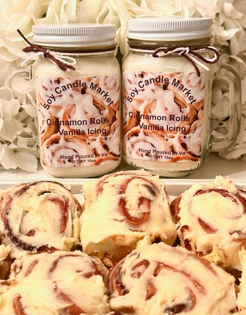 Cinnamon Rolls & Vanilla Icing