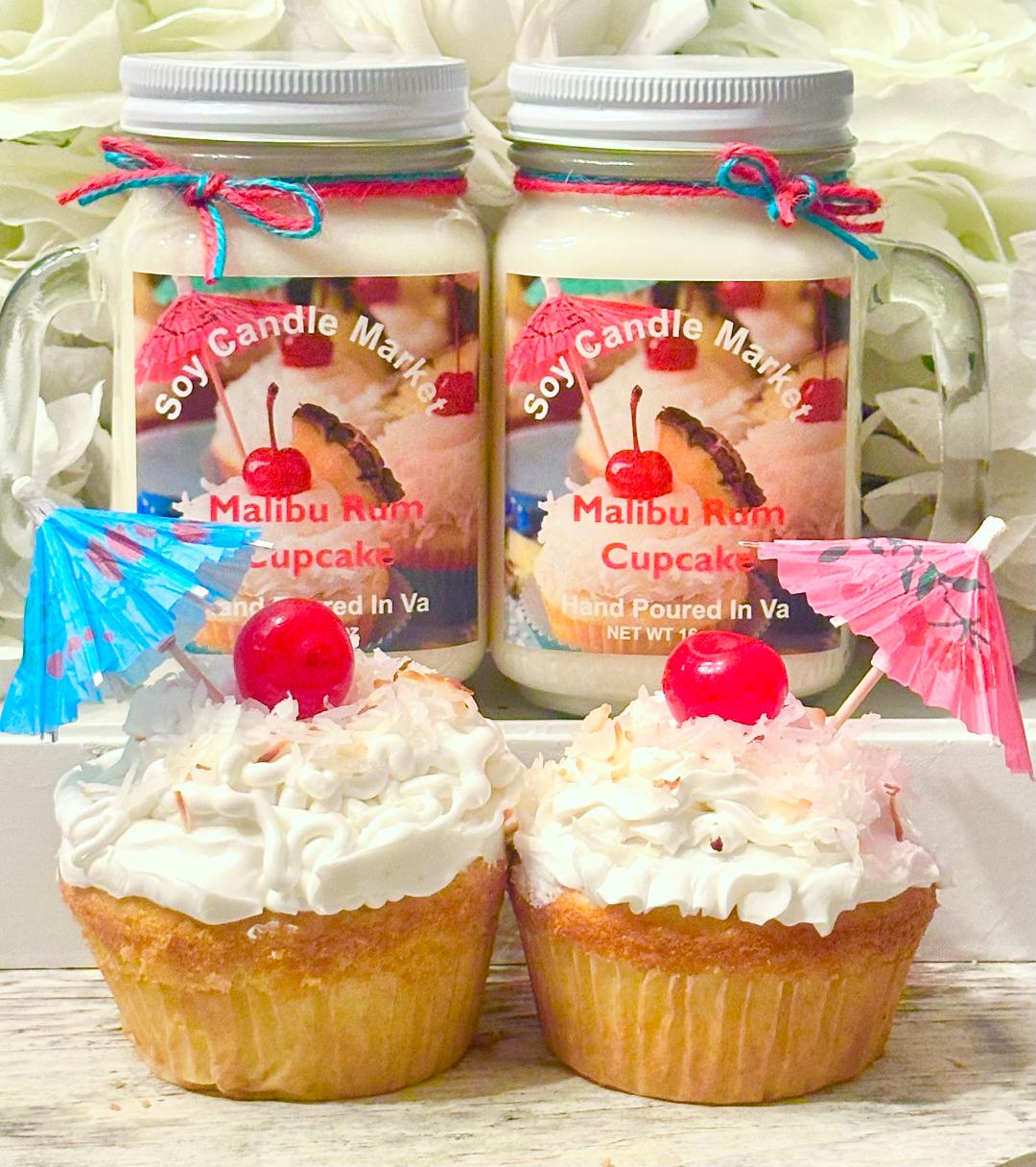 Malibu Rum Cupcake
