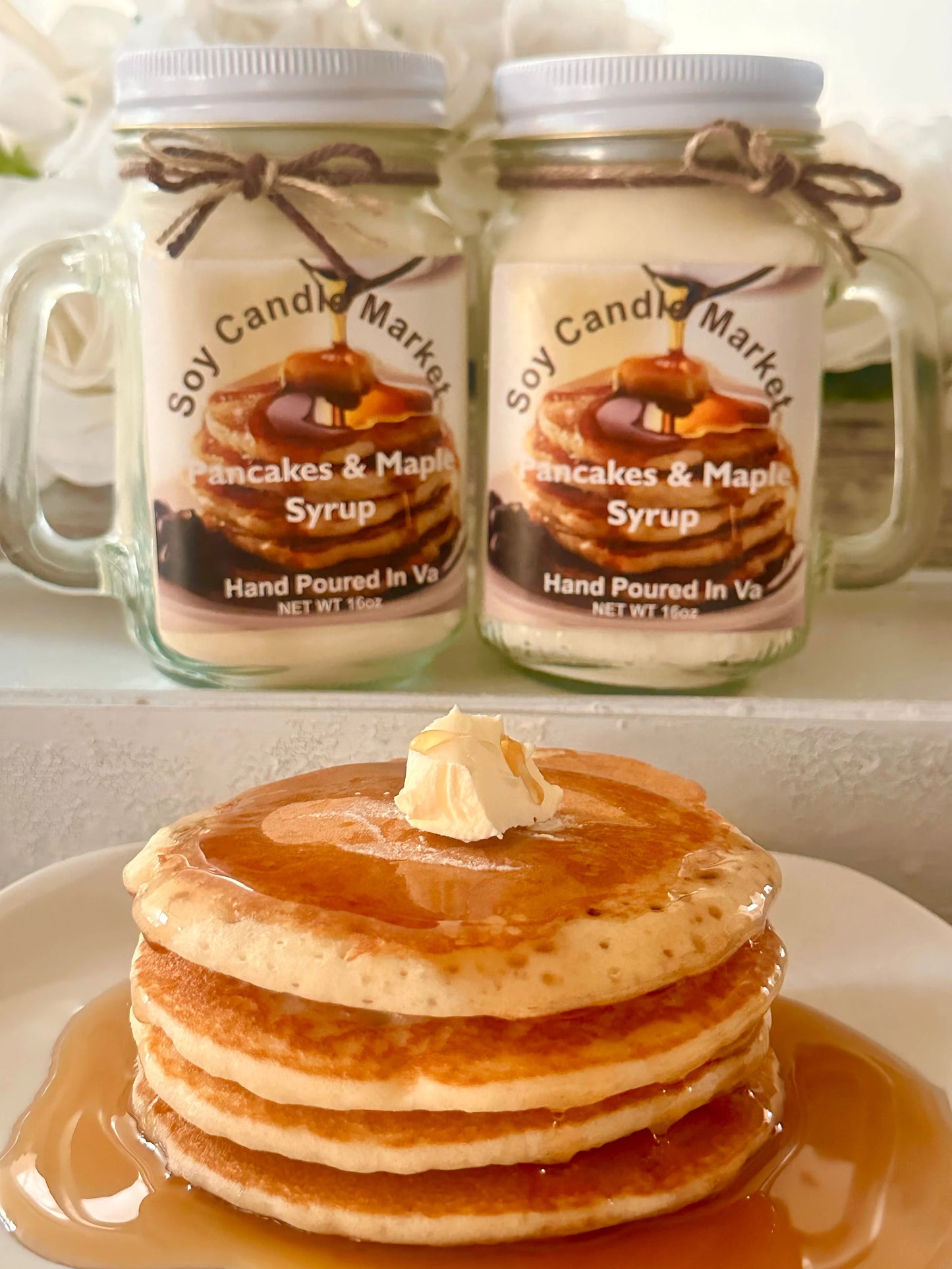 Pancakes and Maple Syrup