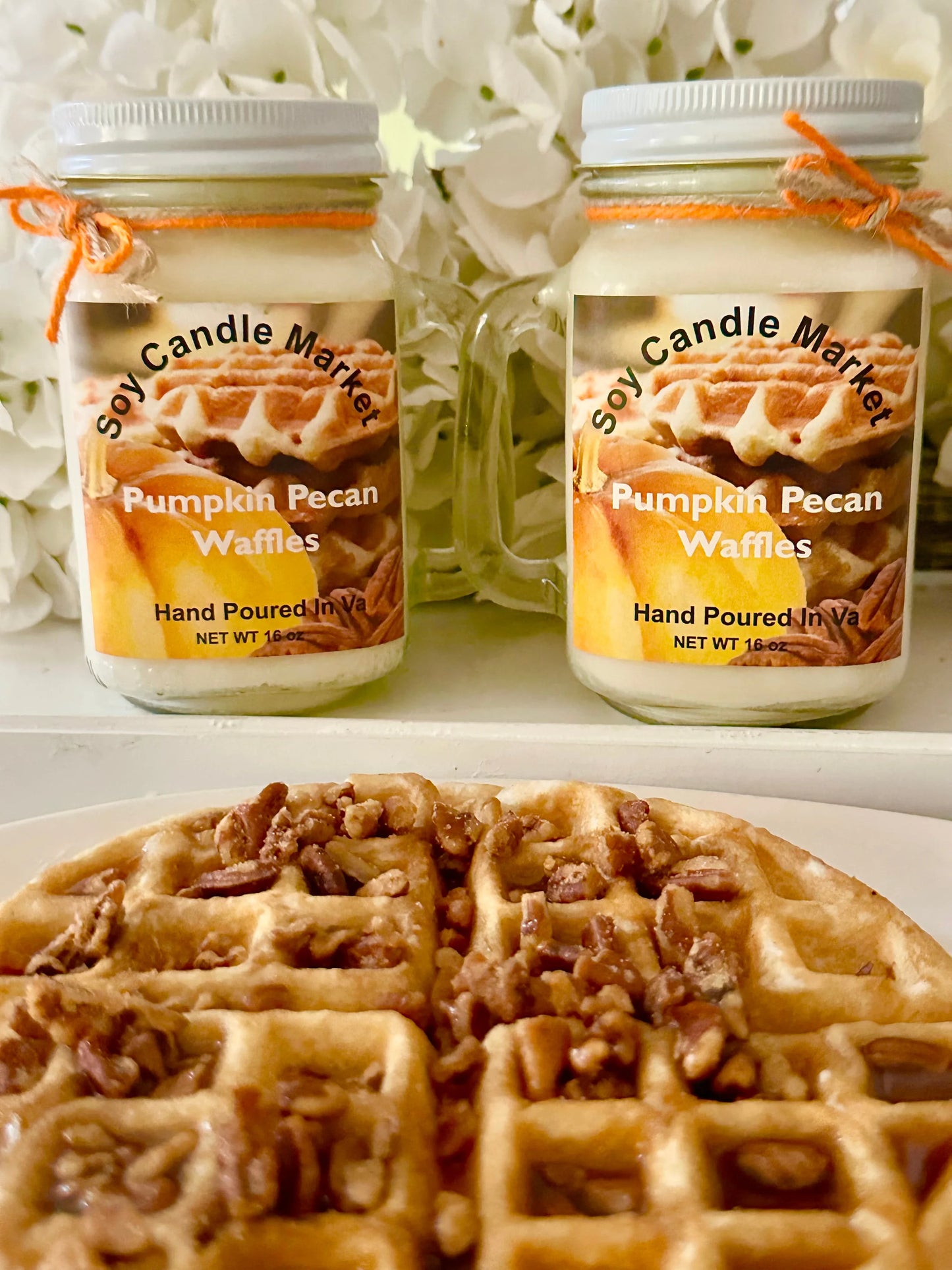 Pumpkin Pecan Waffles
