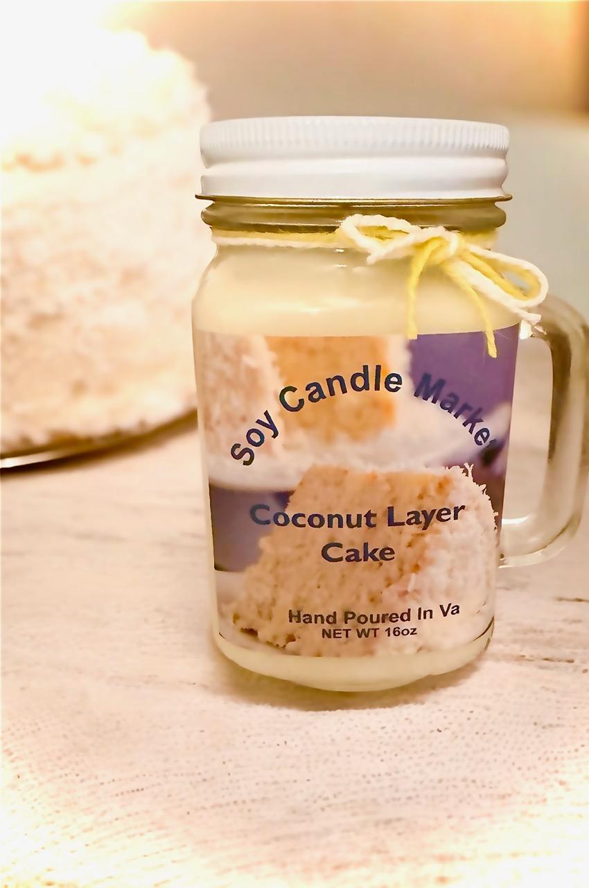 Coconut Layer Cake Soy Candle