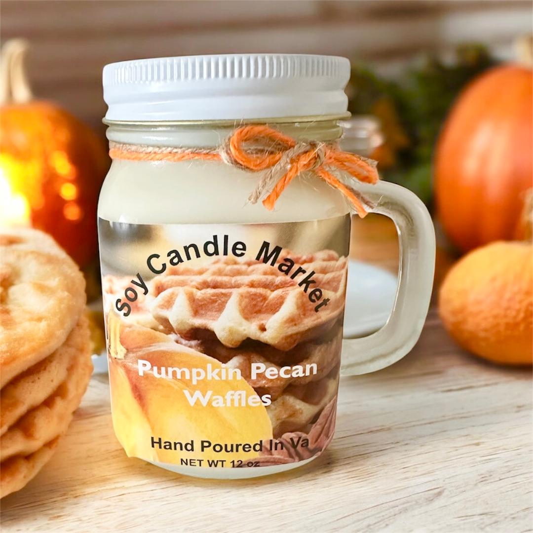 Pumpkin Pecan Waffles