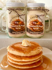 Pancakes and Maple Syrup