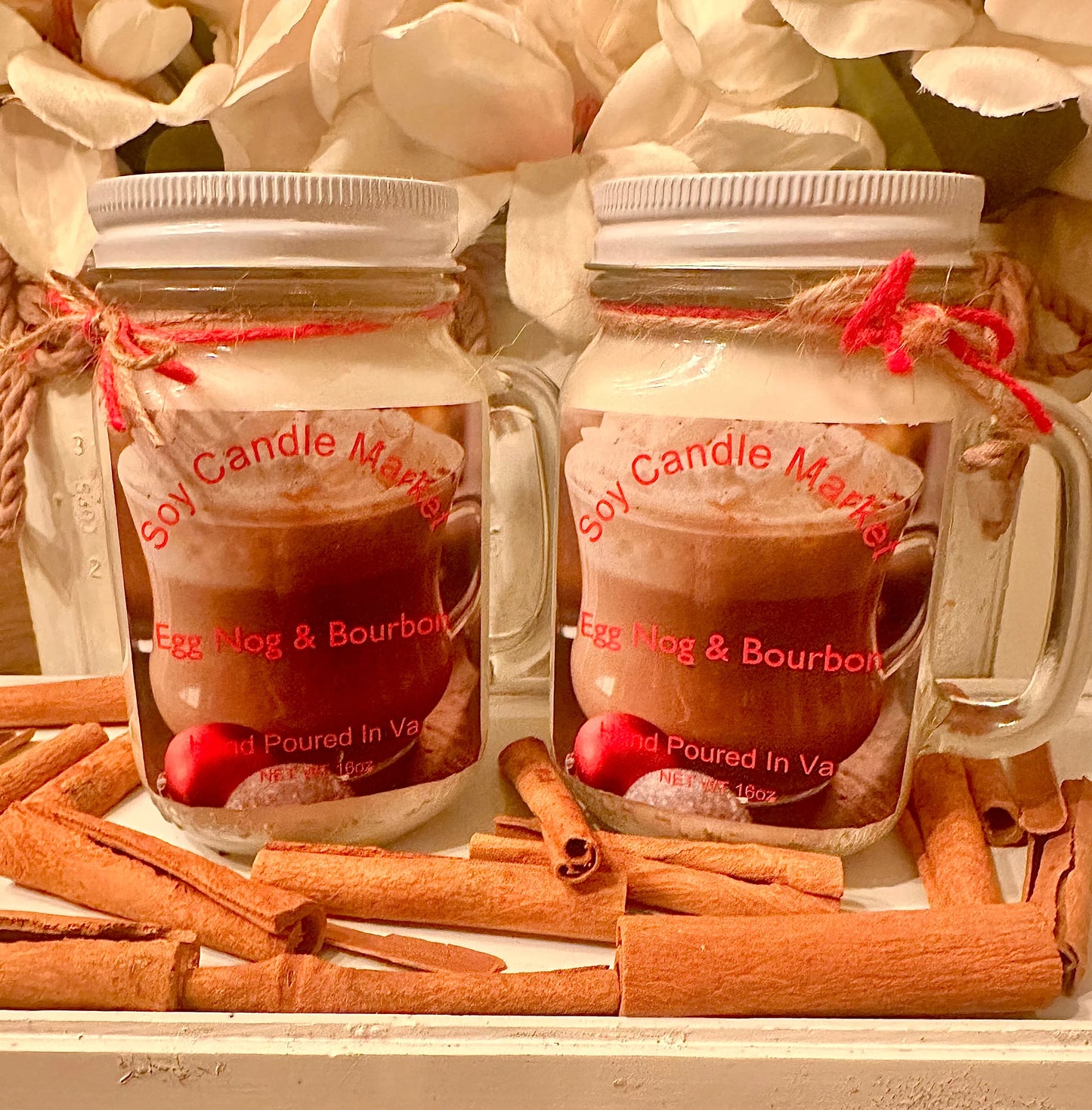 Egg Nog & Bourbon