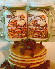Fluffy Chocolate Chip Pancakes